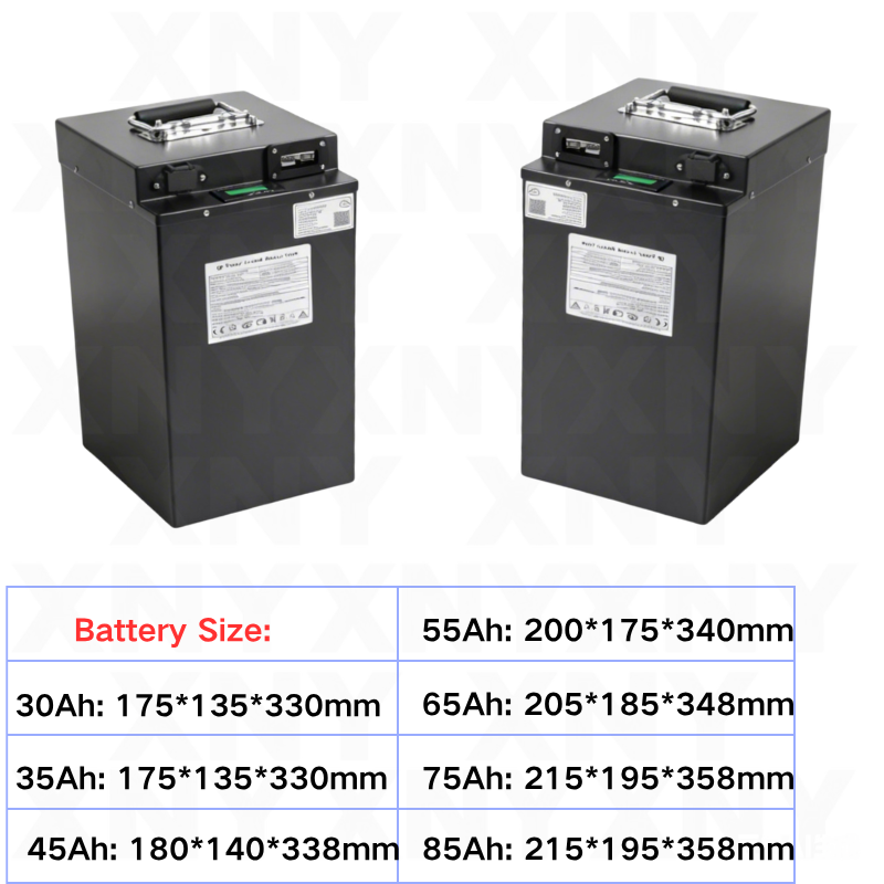 Batterie lithium-ion 60V 30Ah  - 72V 40Ah Lifepo4 Battery Pack avis et prix